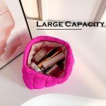Rose Quilted Makeup Bag for Travel and Organizing