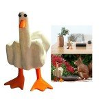Funny Duck Figurine - Quirky Desk Decor