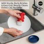 OTOTO Beardy Dish Brush - Fun Kitchen Tool
