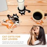 Cute Cat Coasters for Coffee & Home Decor (3PC)