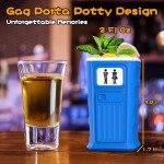 Funny Porta Potty Shot Glasses for Gag Gifts