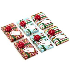 Green Ribbon Gift Card Holders (Pack of 6)
