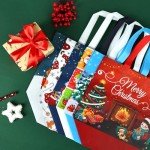 6-Pack Christmas Gift Bags with Tissue & Cards