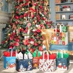 6-Pack Christmas Gift Bags with Tissue & Cards