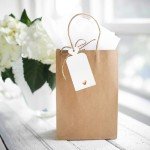 100 Pcs Rose Gold Heart Gift Tags with String