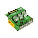 Scotch Magic Tape - 3 Dispenser Rolls for Holiday Use