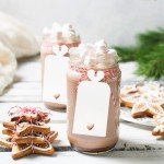 100 Pcs Rose Gold Heart Gift Tags with String