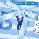 Baby Boy Gift Bag with Tissue and Card