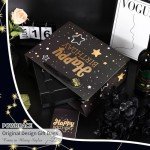 Black Birthday Gift Bag with Card & Tissue
