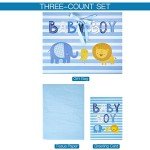 Baby Boy Gift Bag with Tissue and Card