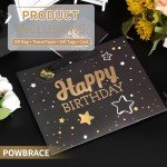 Black Birthday Gift Bag with Card & Tissue