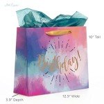 Happy Birthday Gift Bag Set with Card & Tissue