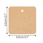 100 PCS Blank Kraft Paper Gift Tags with String