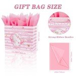Large Baby Girl Gift Bag with Tissue Paper