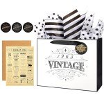 Large 13" Gift Wrap Bag for 60th Birthdays