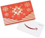 Red and Gold Mini Envelope Gift Card