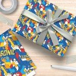 Sonic the Hedgehog Wrapping Paper Set