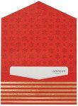 Red and Gold Mini Envelope Gift Card