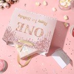 Rose Gold 1st Birthday Gift Bag for Girls