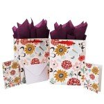 Set of 2 Medium Gift Bags with Card
