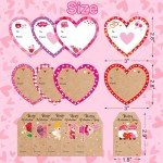 Valentine's Day Self-Adhesive Gift Tag Stickers