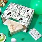 Large Golf Gift Bag with Tissue Paper & Card
