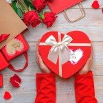 Valentine's Day Self-Adhesive Gift Tag Stickers