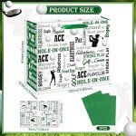 Large Golf Gift Bag with Tissue Paper & Card