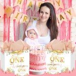 “Little Miss Onederful Baby Girl Birthday Gift Bag”