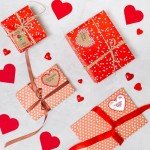 Valentine's Day Self-Adhesive Gift Tag Stickers
