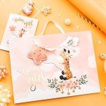 Large Baby Girl Gift Bag with Card & Tissue