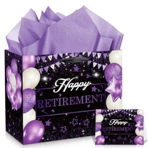Happy Retirement Gift Bag Set for Women