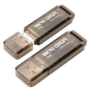 INLAND Micro Center Super Speed 2 Pack 32GB USB 3.0/USB3.1 Gen1 Flash Drive Gum Size Memory Stick Thumb Drive Data Storage Jump Drive (32G 2-Pack)