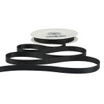 Glitter Black Ribbon for Gifts and Crafts, 25 Yards