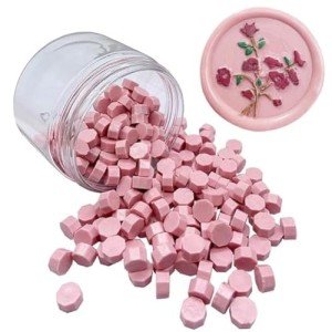 200pcs Pink Wax Seal Beads for Invitations