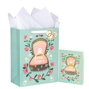 Gift Bags with Card & Tissue - Diamond Ring Design