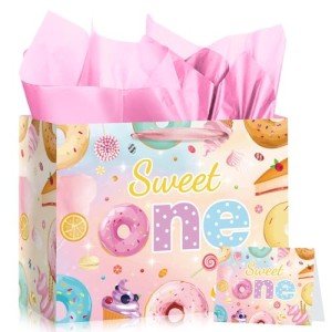 Donut Birthday Gift Bag for One-Year-Old