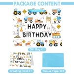 Happy Birthday Gift Bag for Baby Boy - Vehicles