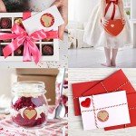 600Pcs Valentine’s Day Red Heart Stickers