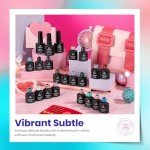 23-Piece Gel Nail Polish Set - 20 Colors