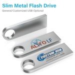ABLAZE 2GB USB Flash Drive 2 Pack, Metal Flash Drive USB 2.0 Thumb Drives with Keychains USB Stick 2GB USB Drive Pendrive
