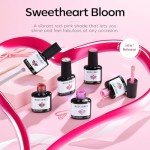 Colorful Gel Nail Polish Set - 6 Shades