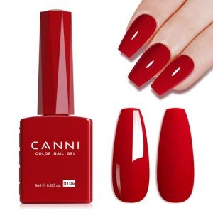 Red Gel Nail Polish - High Gloss Maroon Shade
