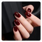 Dark Red Gel Nail Polish, 16ml - Wine Shade