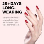 Red Gel Nail Polish - High Gloss Maroon Shade