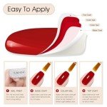 Red Gel Nail Polish - High Gloss Maroon Shade