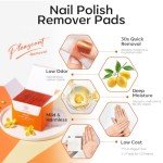 Modelones Acetone Nail Polish Remover Pads - 50 Count