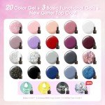 24PCS Gel Nail Polish Set with Top Coats
