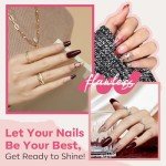 6-Color Quick-Dry Glitter Nail Polish Set