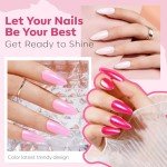 6 Color Nail Polish Set - Pink Shades